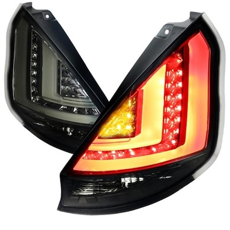 Overtime LED Tail Lights for 11 to 12 Ford Fiesta- Smoked OV3197504
